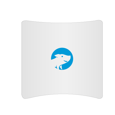 gebogen